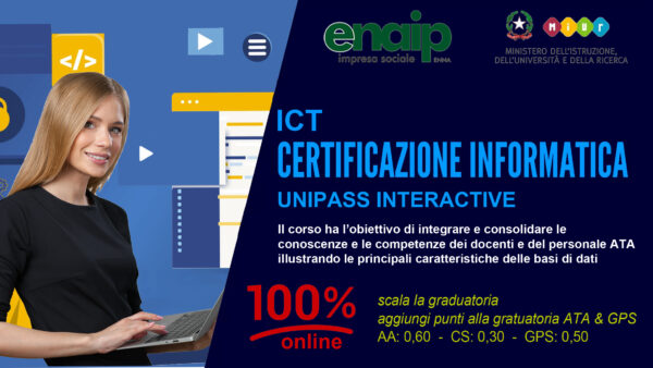 Certificazione Informatica UNIPASS Interactive - ATA / GPS - online con attestato